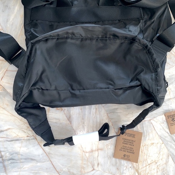 PINK Convertible‎ Backpack Fanny Pack Black main image 11
